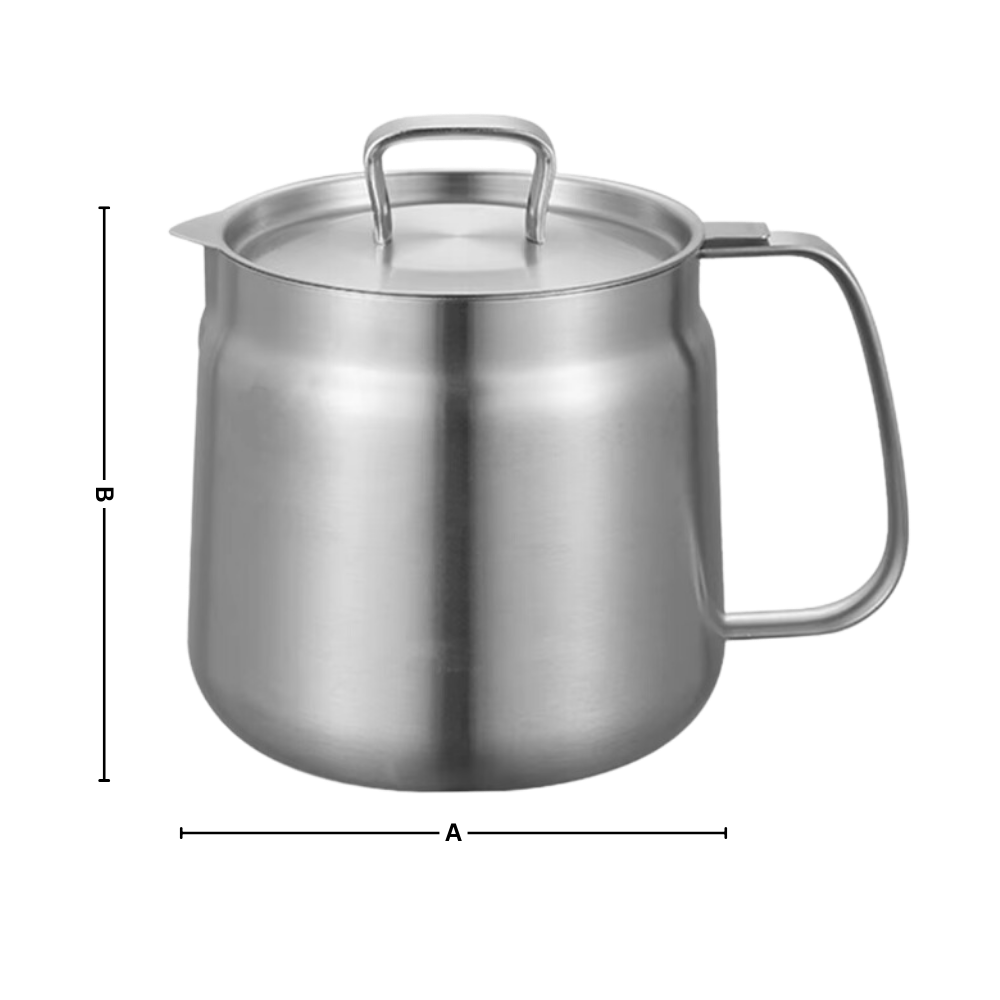 2-in-1 Fritteuse aus Edelstahl