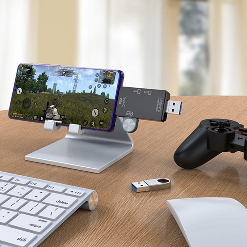 6 in 1 Usb/OTG-Speicherkartenleser