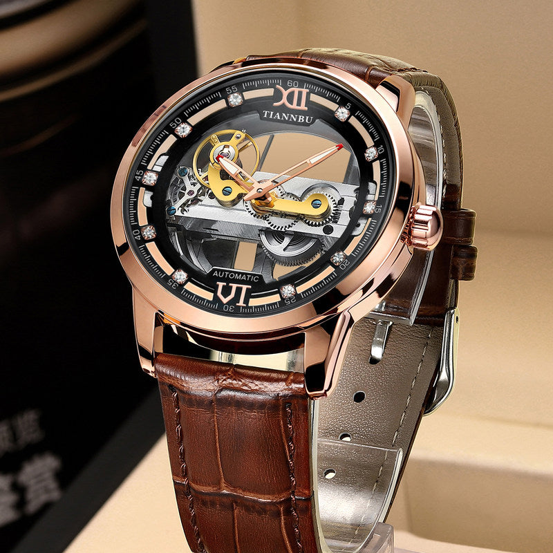 Sandsberg | Skeleton Tourbillon Ultra Dünne Automatische Mechanische Uhr