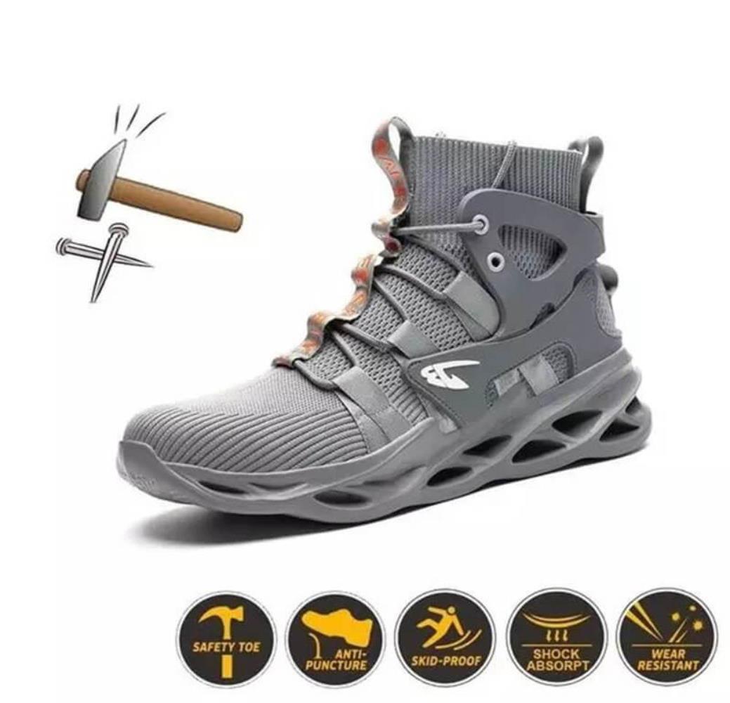 Leichte, atmungsaktive Arbeitsschuhe mit Stahlkappe