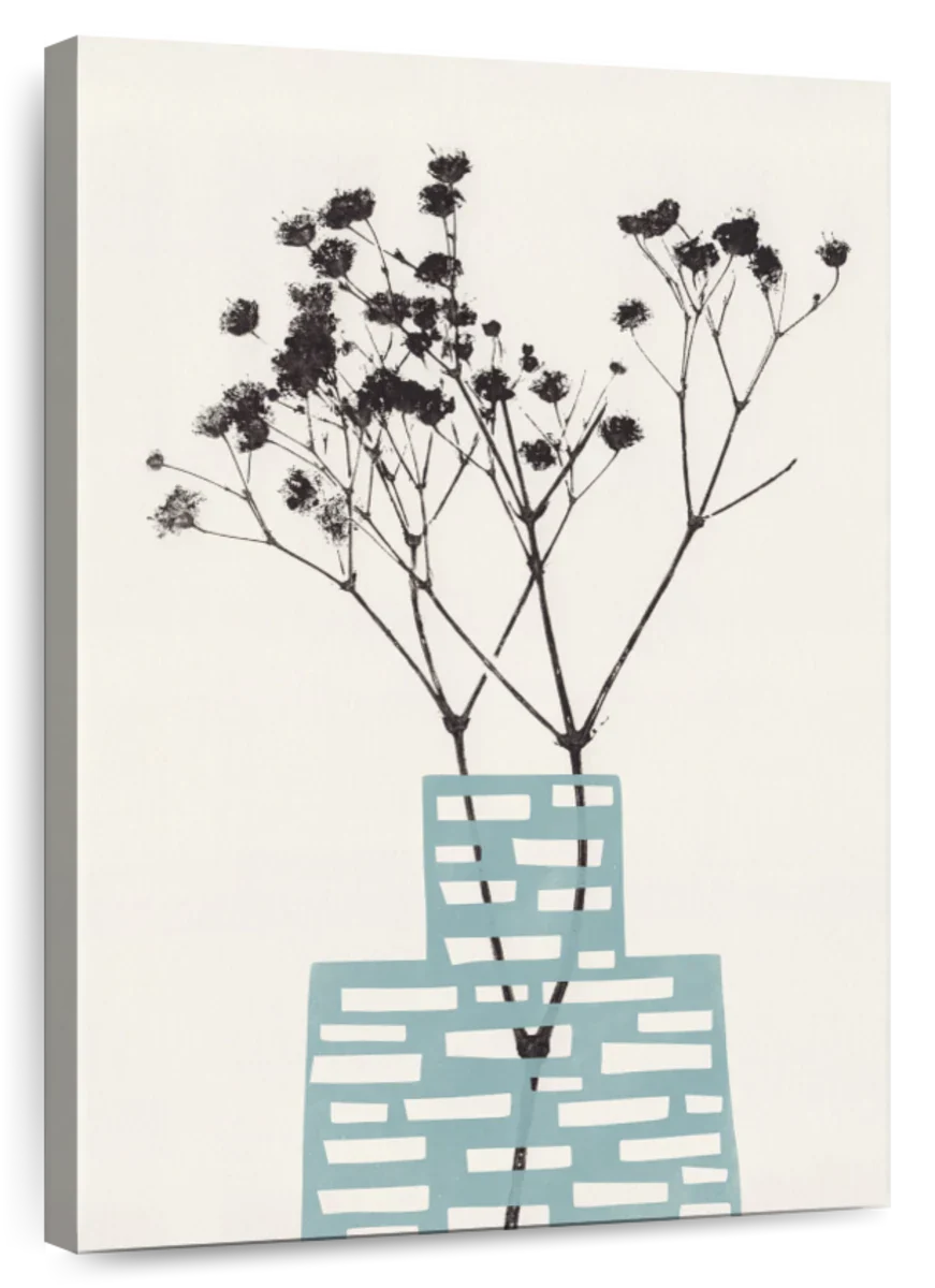 Sandsberg | Gypsophila in einer blauen Vase Wandkunst