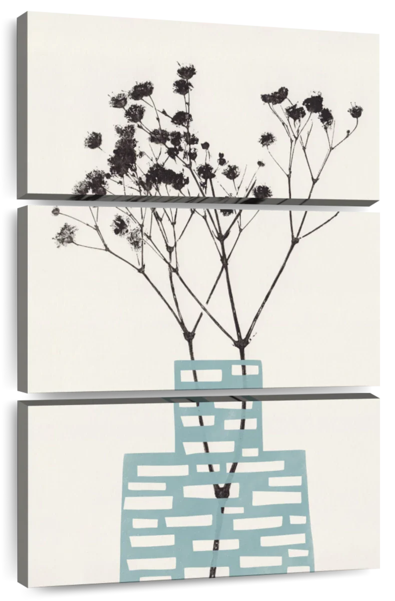 Sandsberg | Gypsophila in einer blauen Vase Wandkunst