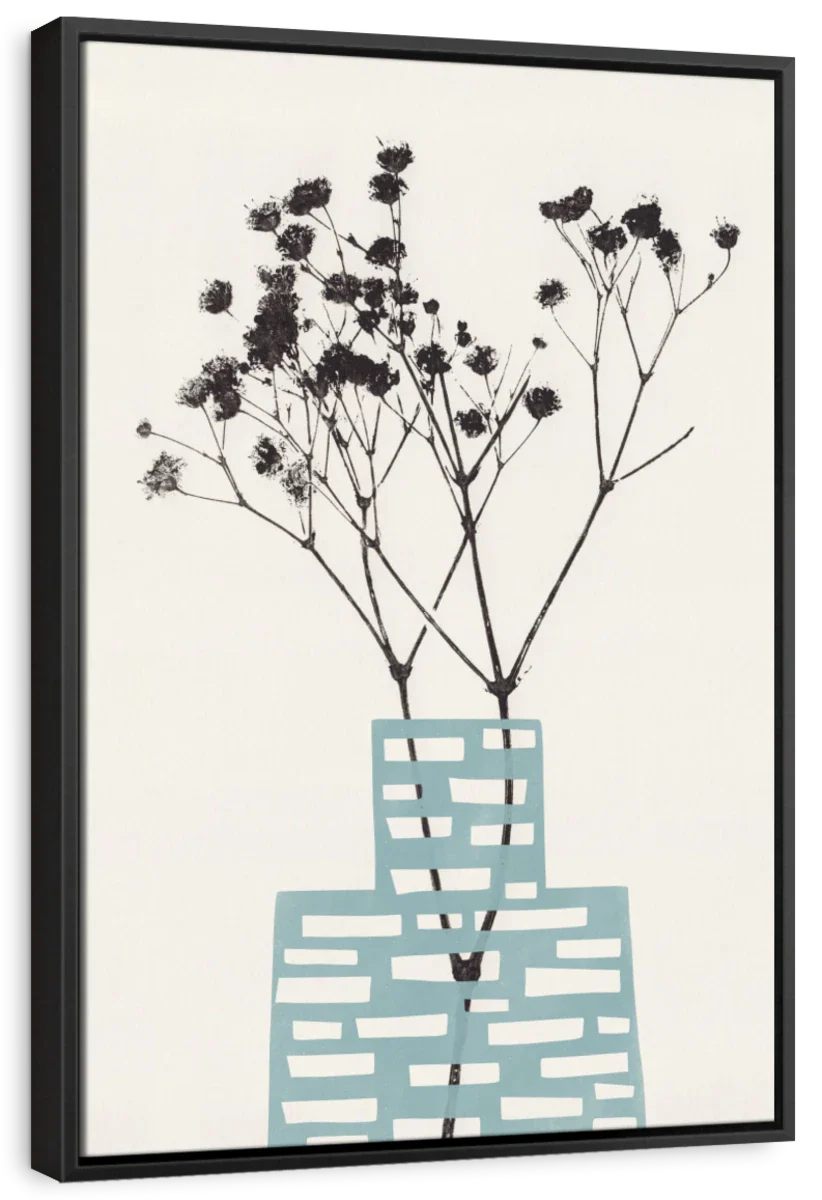 Sandsberg | Gypsophila in einer blauen Vase Wandkunst