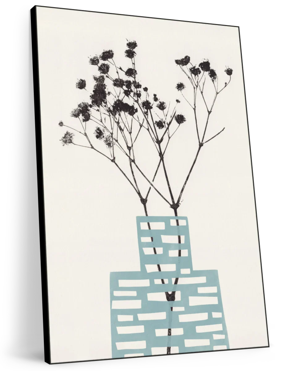 Sandsberg | Gypsophila in einer blauen Vase Wandkunst