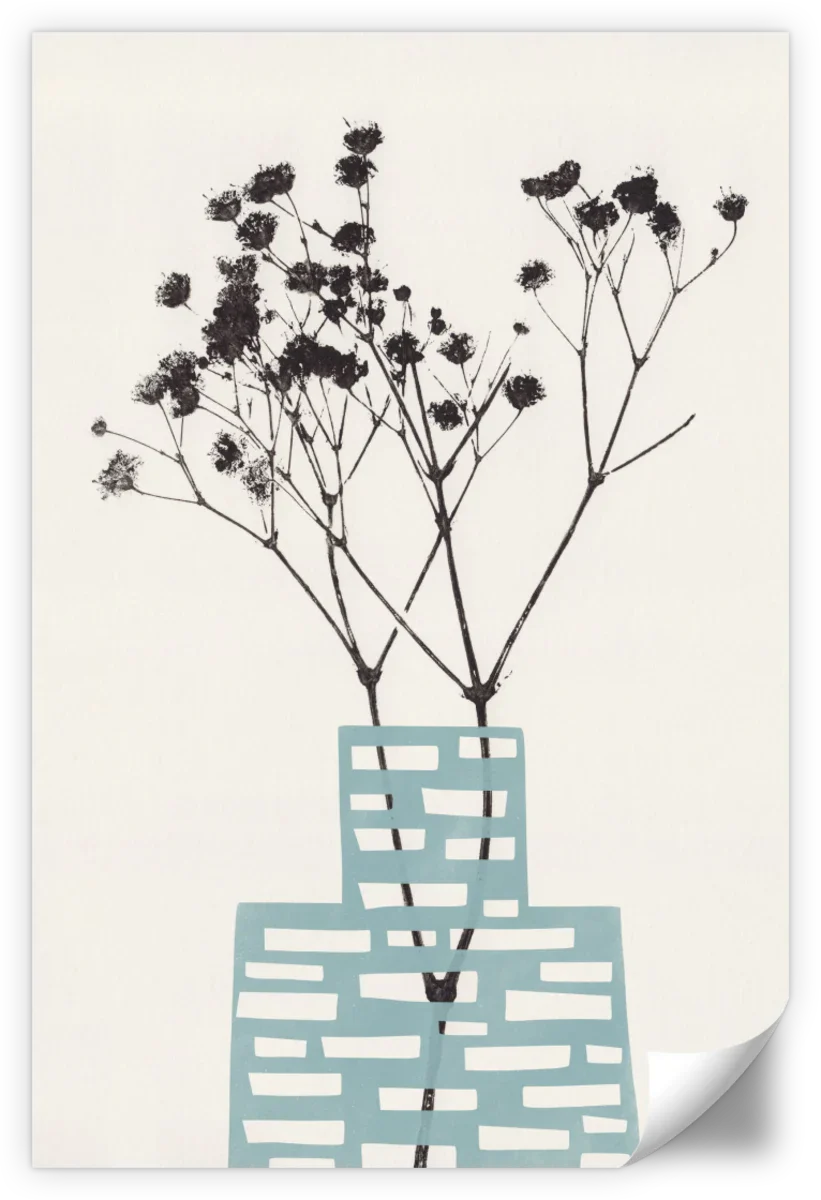 Sandsberg | Gypsophila in einer blauen Vase Wandkunst