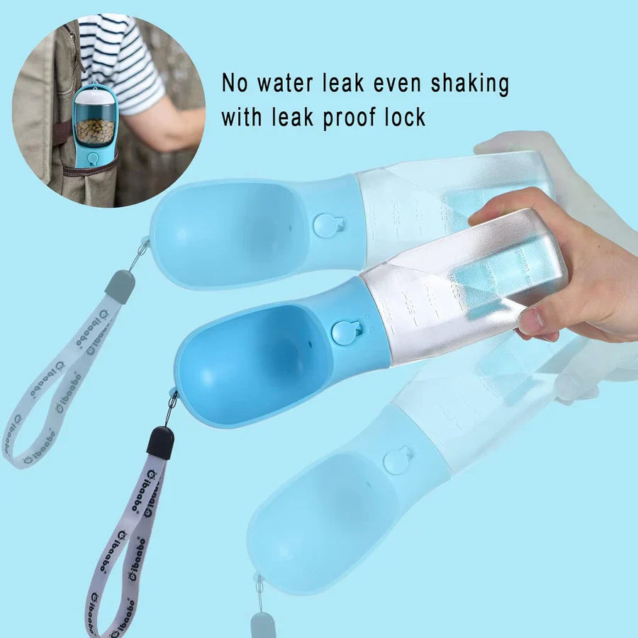 Sandsberg | Hundewasserflasche mit Futterbehälter