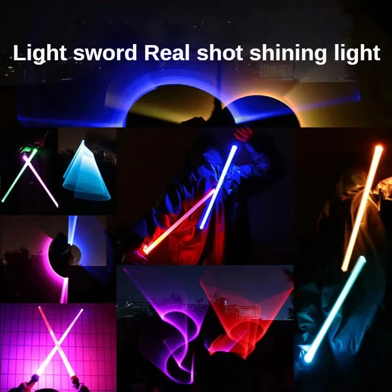 2023 Neue Cyberpunk-Laser-Schwert, Audioeffekte, skalierbar, sieben Farben, Cosplay-Requisiten