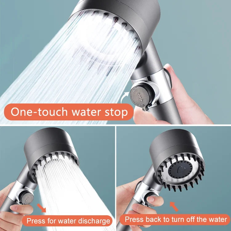 2-in-1 Bade- und Hautpflege, multifunktionale Massagedusche