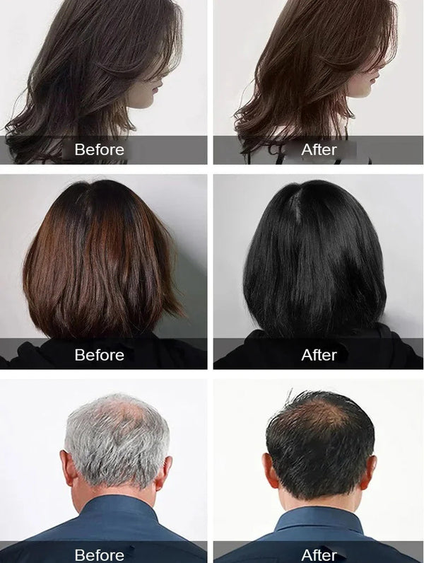Reine Pflanzenextrakte für graues Haar Bubble Dye