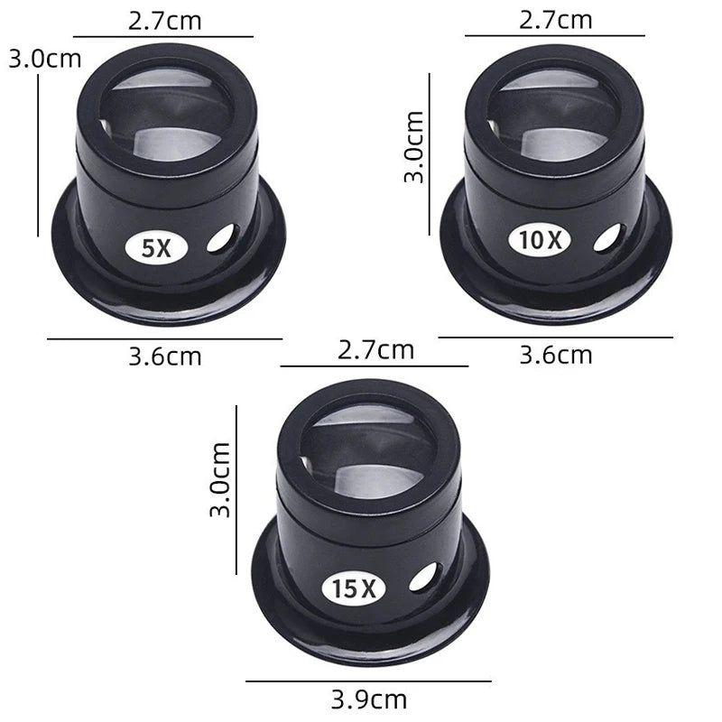 Glas-Clip-Lupe für Uhrmacher