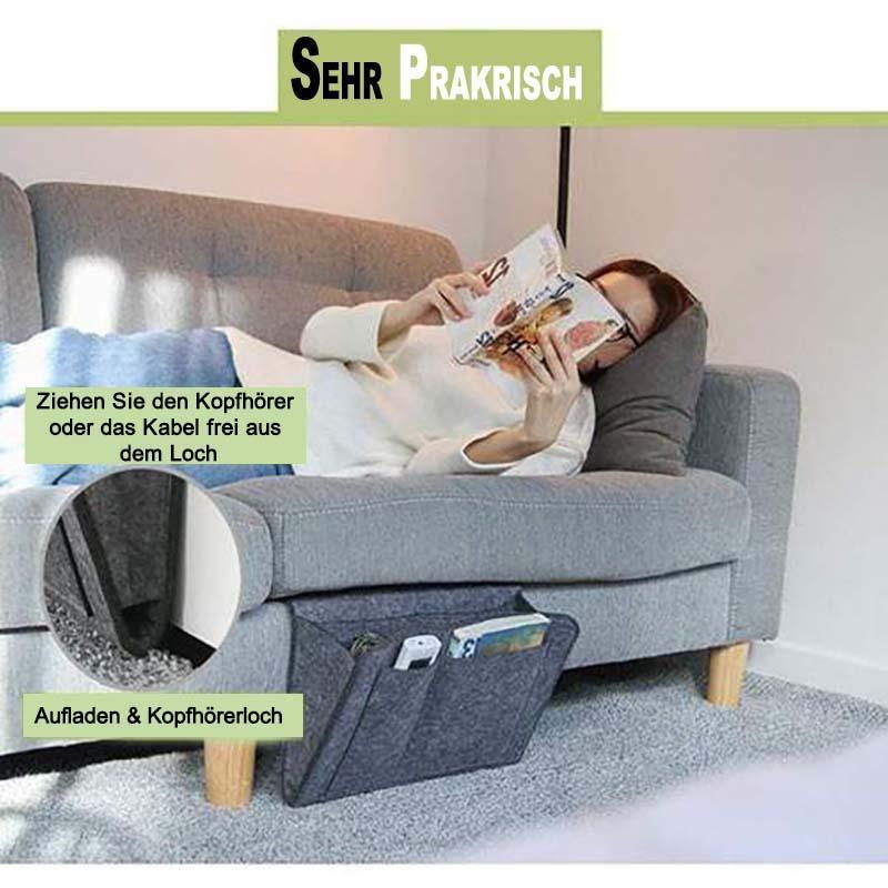Filz-Bettaufhänger-Aufbewahrungstasche für Bett/Sofa/Tisch