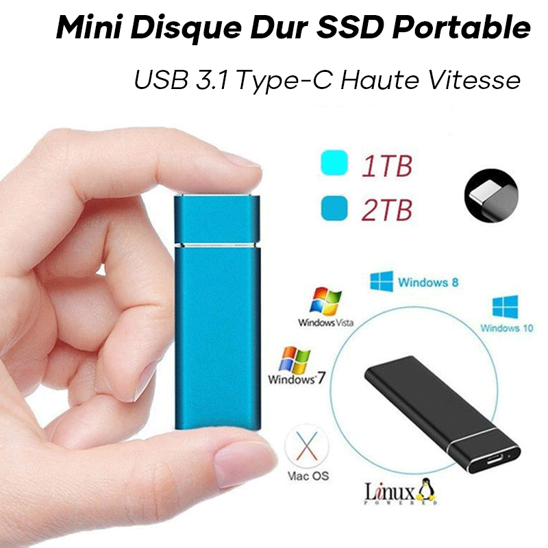 Ultraschnelles externes SSD-Laufwerk