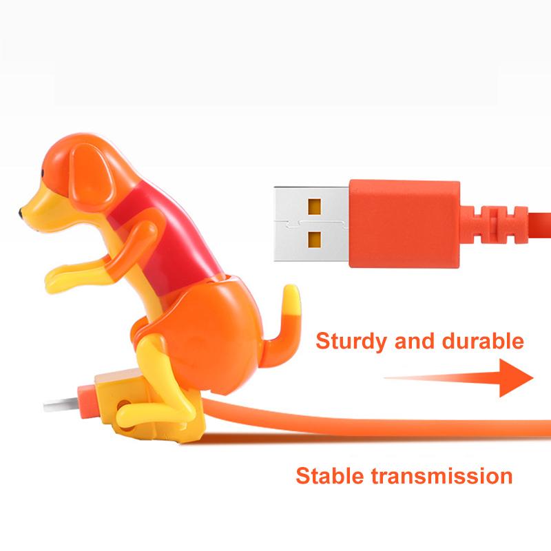 Lustiger Humpender Hund Schnelllade-Kabel