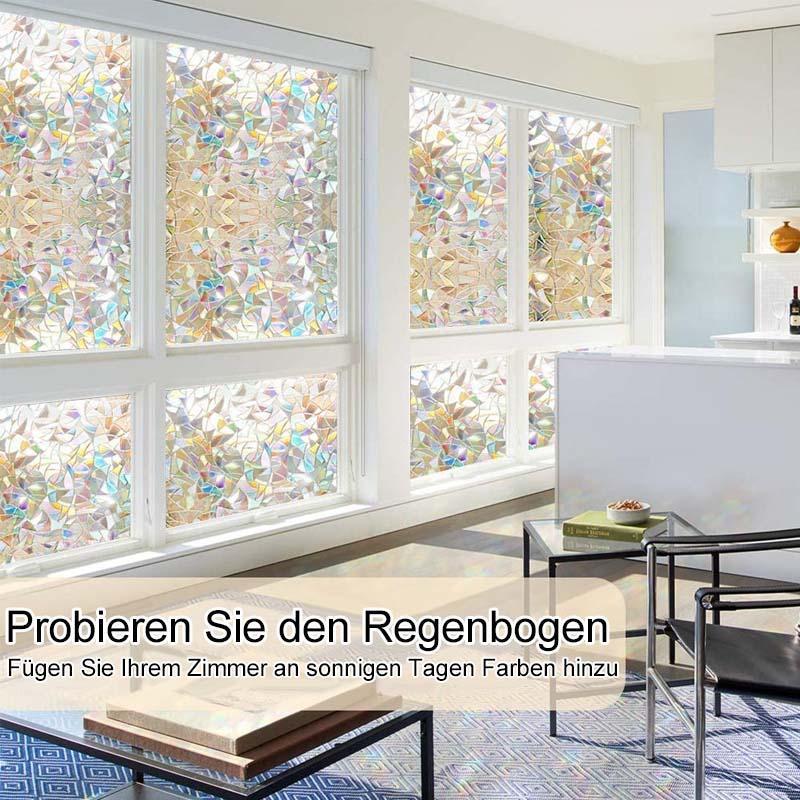 Sandsberg-Regenbogenfensterfolie - PVC-Brechung & kein Kleber