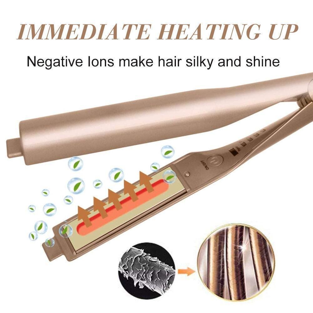 2-in-1 Haarglätter Spiralwellenlockenstab