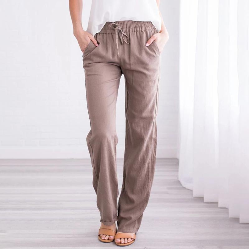 Lockere, bequeme Damen-Hose aus Leinen und Baumwolle🥰Kaufen Sie 2 Stück versandkostenfrei