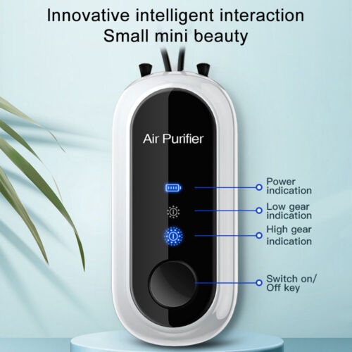 Personal Mini-Luftreiniger-Halskette | Tragbarer Luftreiniger mit USB-Ladung