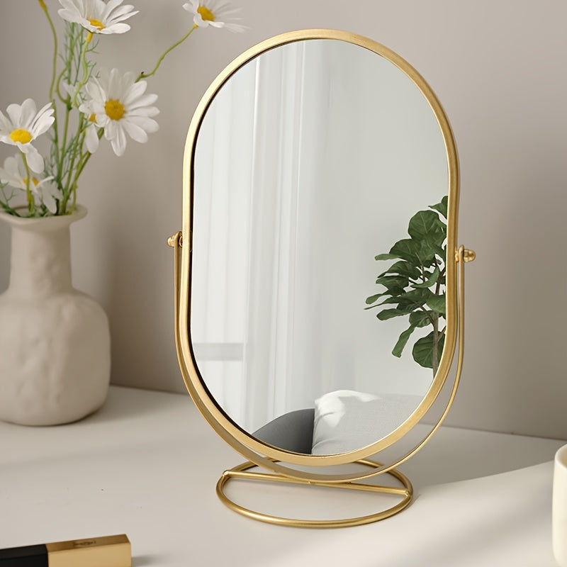 360° Look – Eleganter Make-up Spiegel für jeden Winkel