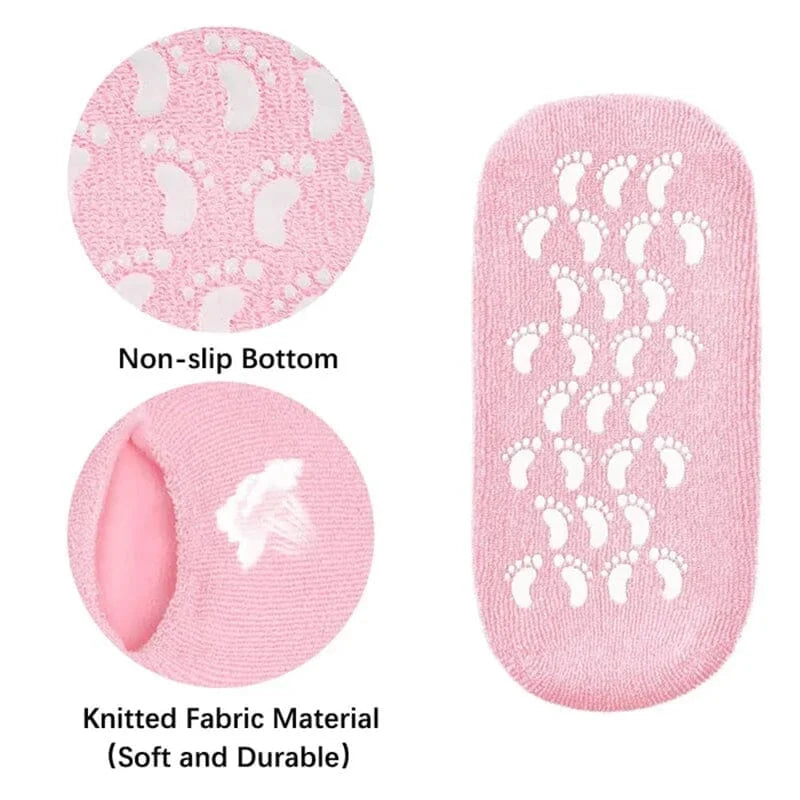 Feuchtigkeitsspendende Socken mit Spa-Gel-Futter