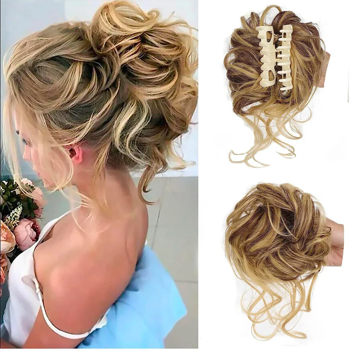 CurlyBun: Sofort Gelockt Dutt Haar Klammer