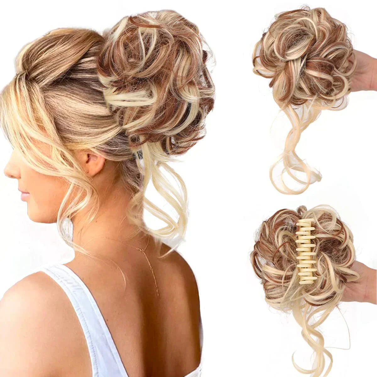 CurlyBun: Sofort Gelockt Dutt Haar Klammer