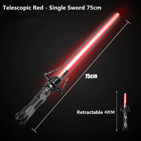 2023 Neue Cyberpunk-Laser-Schwert, Audioeffekte, skalierbar, sieben Farben, Cosplay-Requisiten
