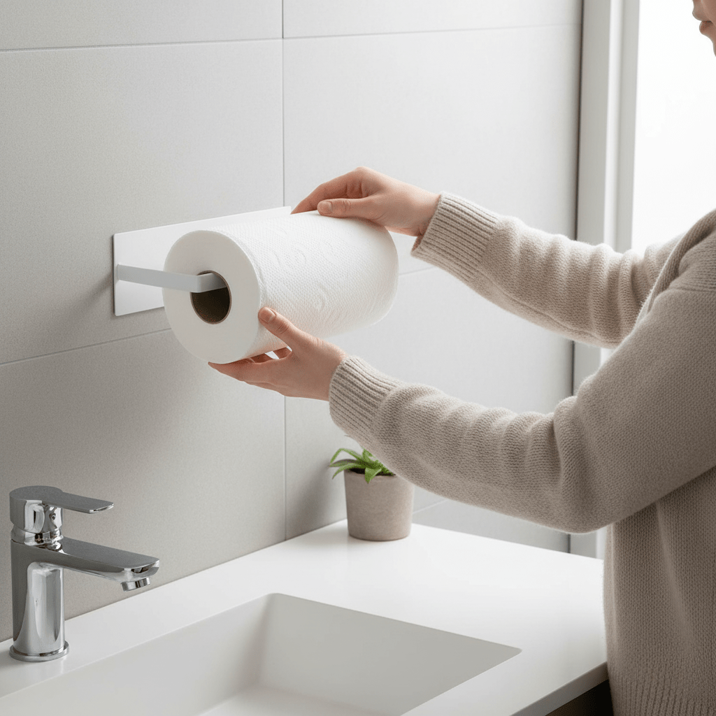 Sandsberg | Robuster Papierhandtuchhalter mit Eisenkonstruktion, einfach zu installieren