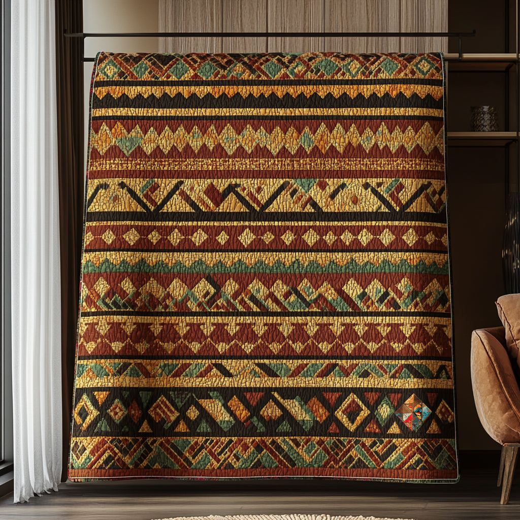 Native American Tribal Muster Quilt