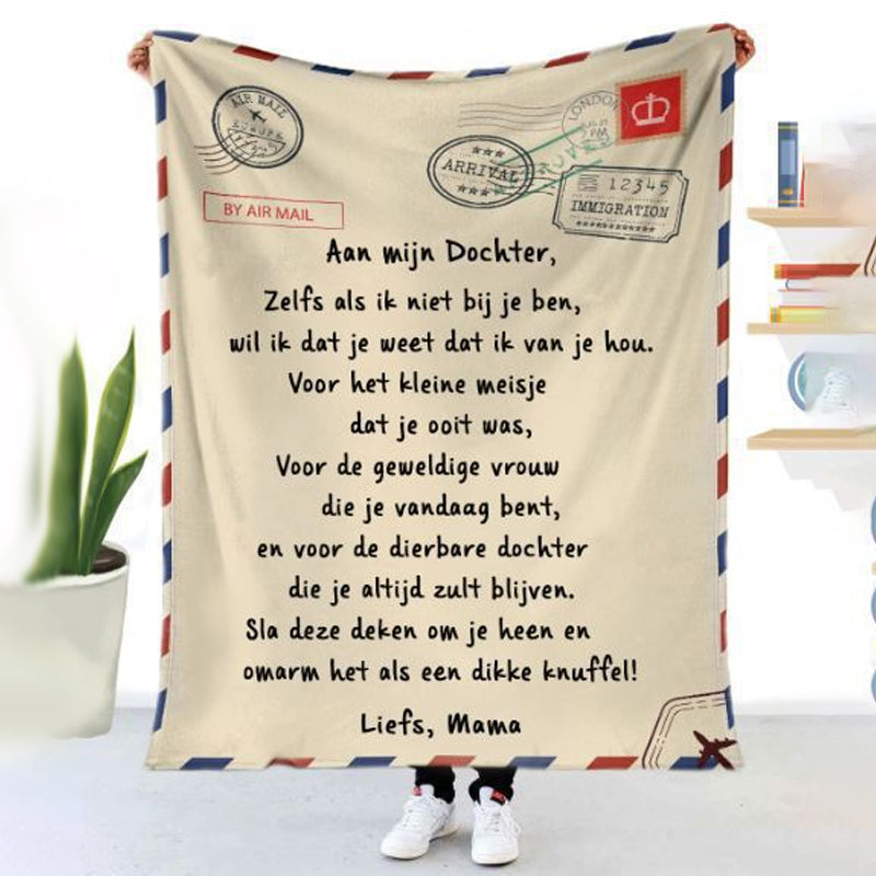 Bedruckte Flanellumschlagdecke