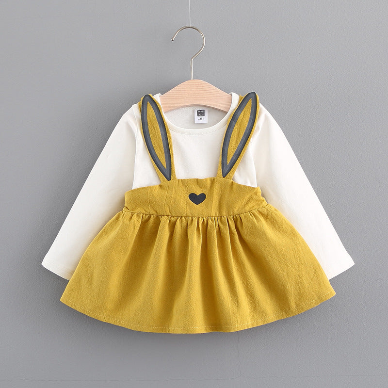 Mädchen süßes Kaninchen Kleid Baby Prinzessin Kleid
