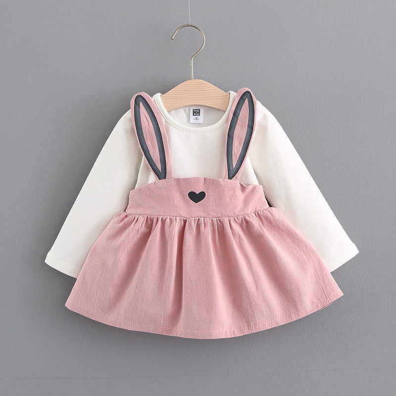 Mädchen süßes Kaninchen Kleid Baby Prinzessin Kleid