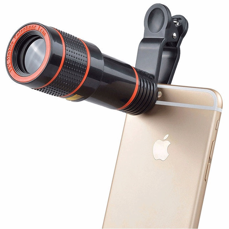 12X Teleobjektiv Mobiltelefon Zoomlinse für iPhone & Android