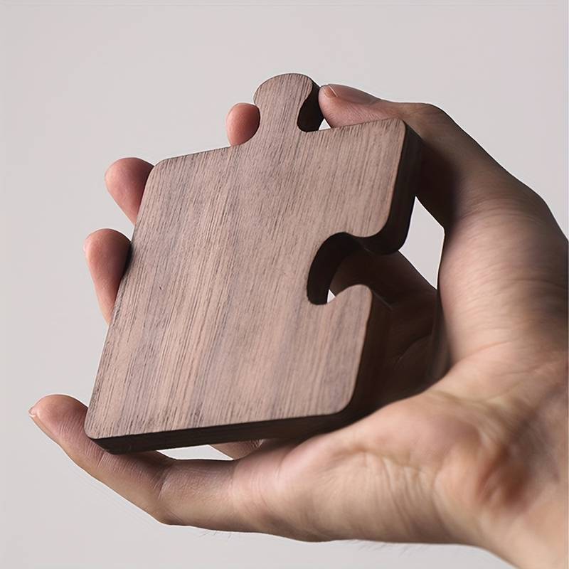Walnuss-Puzzle-Untersetzer
