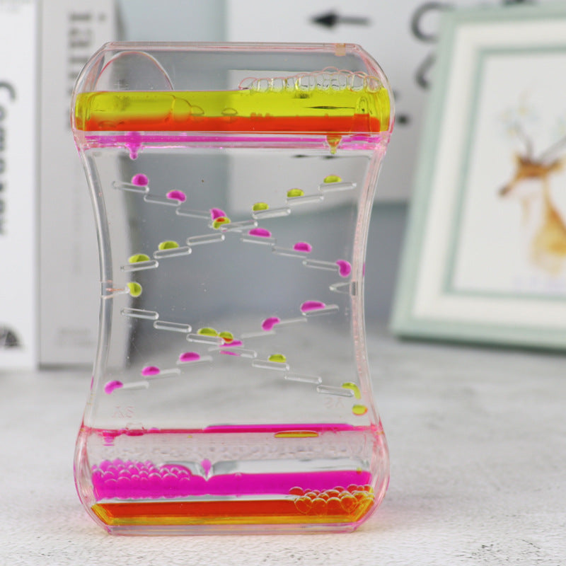 Kreative Kreuzfahrt Flüssigkeit Sanduhr Quicksand Timer Ins Wohnzimmer Büro Ornamente Schreibtisch Tischdekorationen Wohnkultur