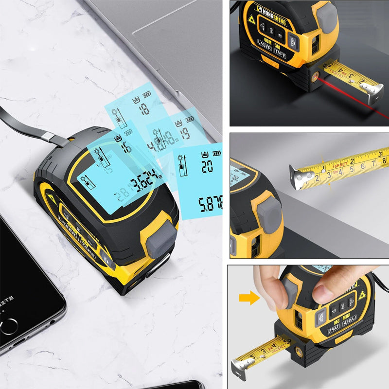 3-in-1 Infrarot-Laserbandmessung