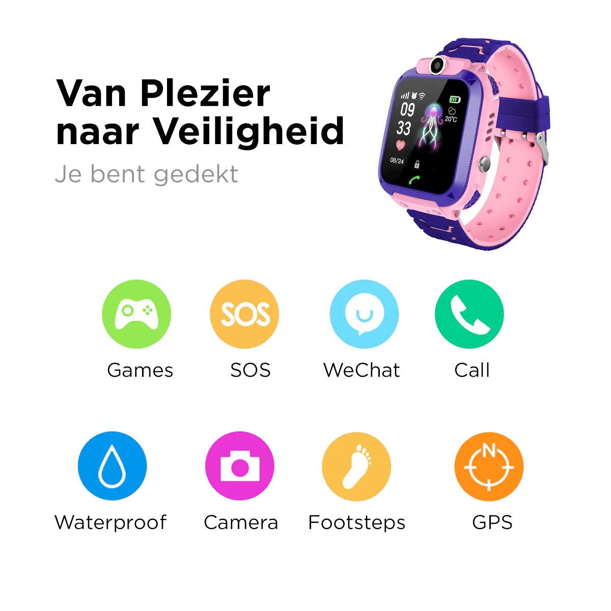 Sandsberg | Kinder Smartwatch mit Tracking – SafeScout