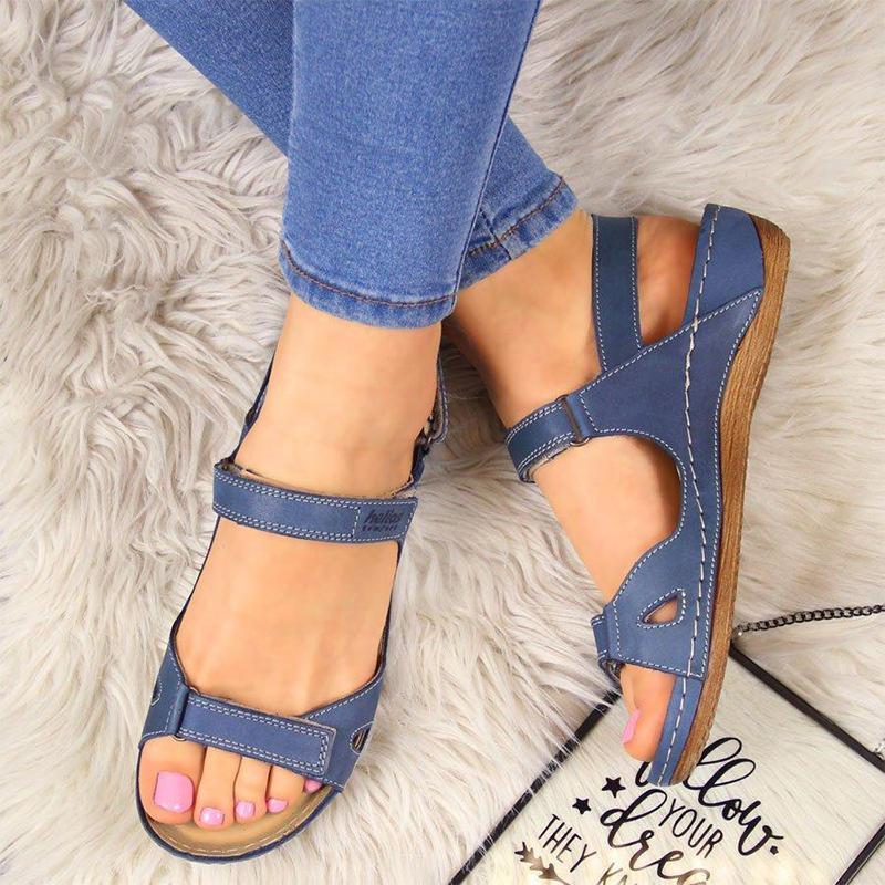 Women Comfy Sole Magic Buckle Fashion Sandals