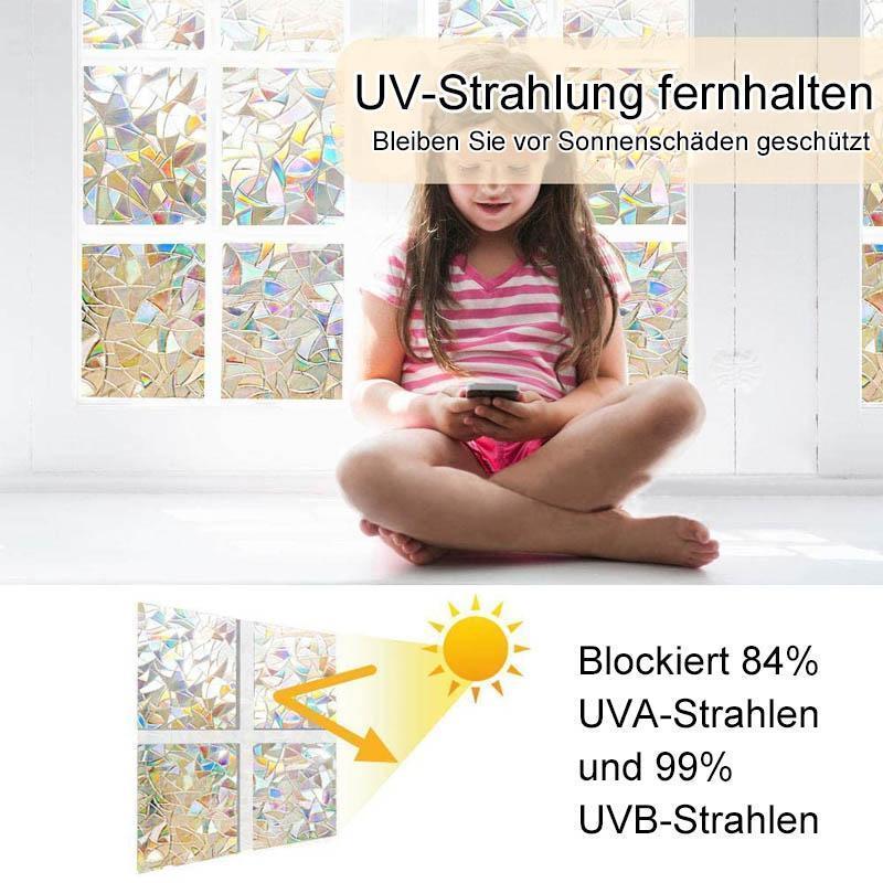 Sandsberg-Regenbogenfensterfolie - PVC-Brechung & kein Kleber