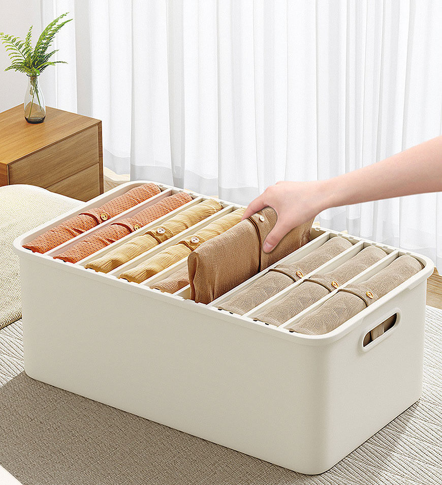 Kleiderschrank-Organizer mit 7 Fächern F28