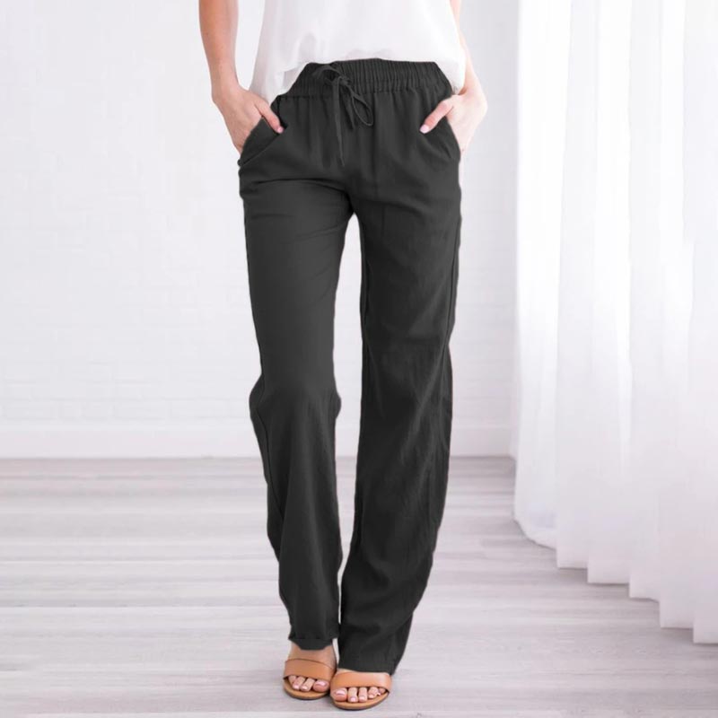 Lockere, bequeme Damen-Hose aus Leinen und Baumwolle🥰Kaufen Sie 2 Stück versandkostenfrei