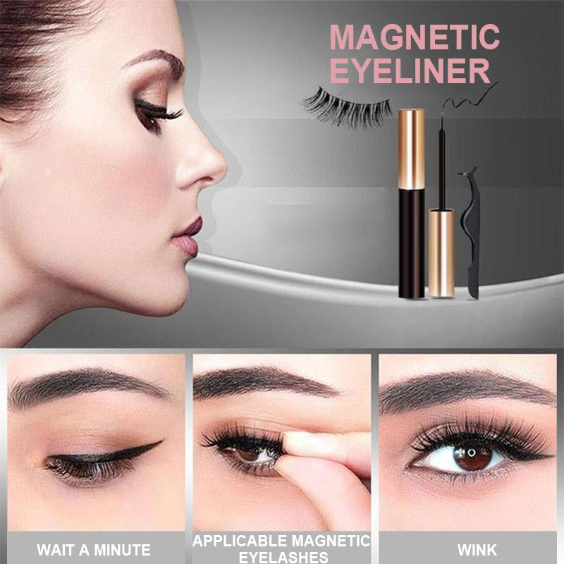 Wimpern für magnetischen Eyeliner