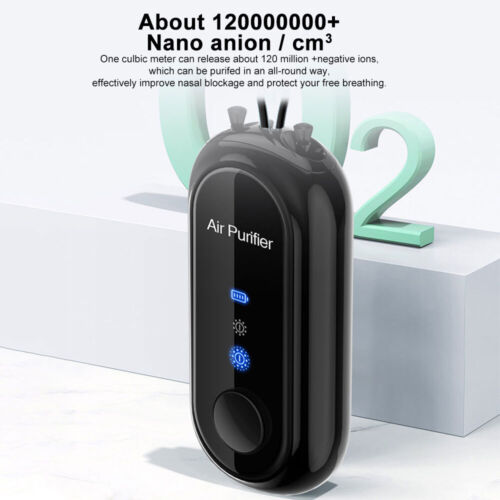 Personal Mini-Luftreiniger-Halskette | Tragbarer Luftreiniger mit USB-Ladung
