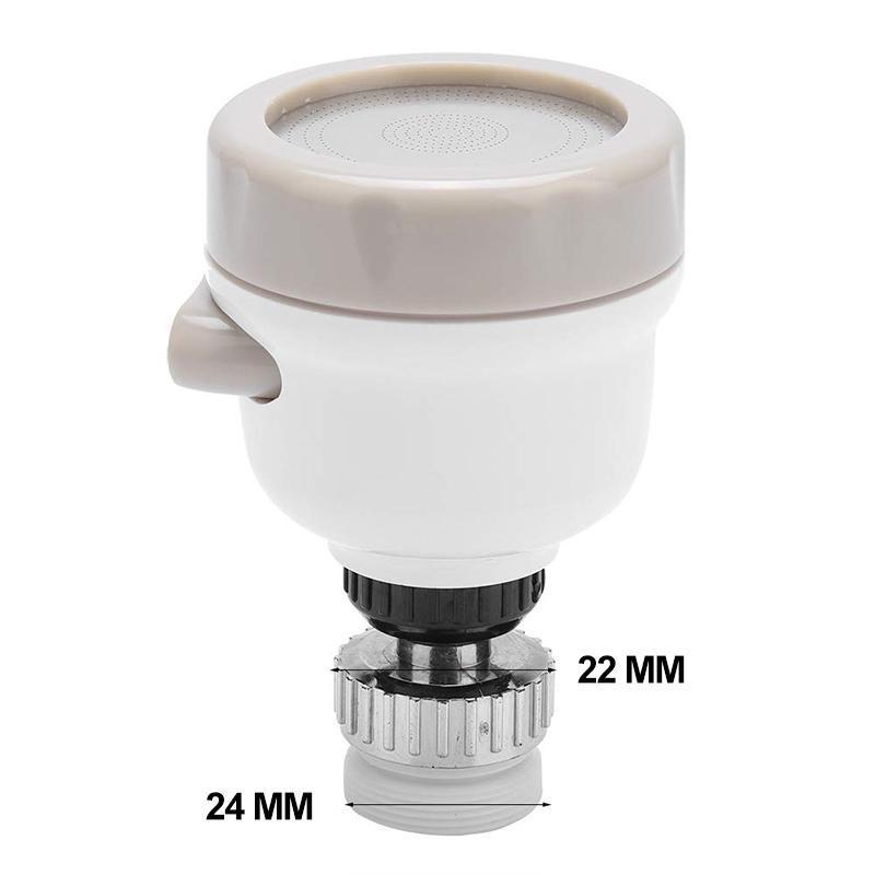 Waschtisch Armatur - 360 ° drehbarer ABS-Wasserhahn-Sprühkopf