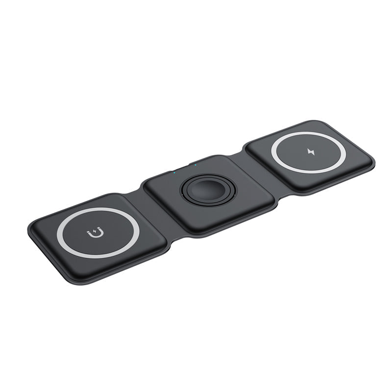 Faltbare 3-in-1 kabellose Ladestation