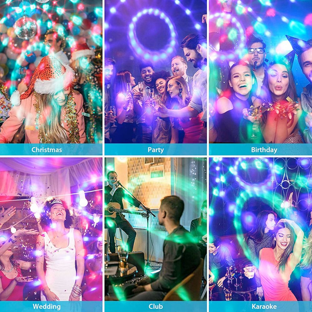 LED-Party-Projektorlicht mit Soundaktivierung