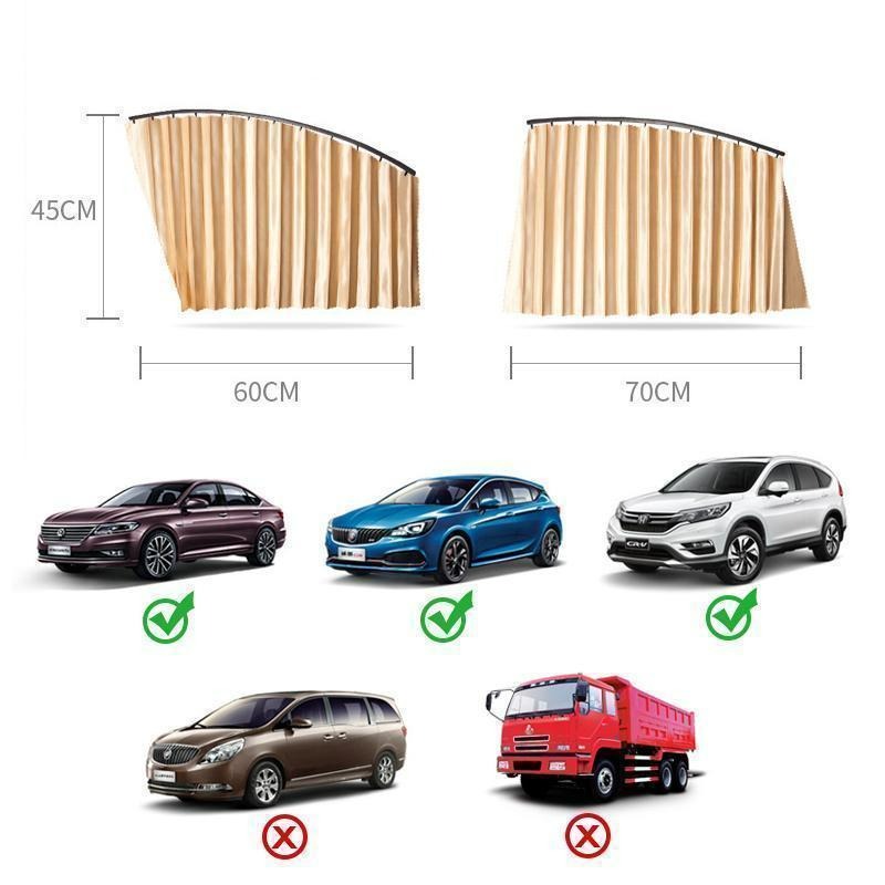 Sandsberg Auto-Sonnenschutzvorhänge (2/4 Stück)