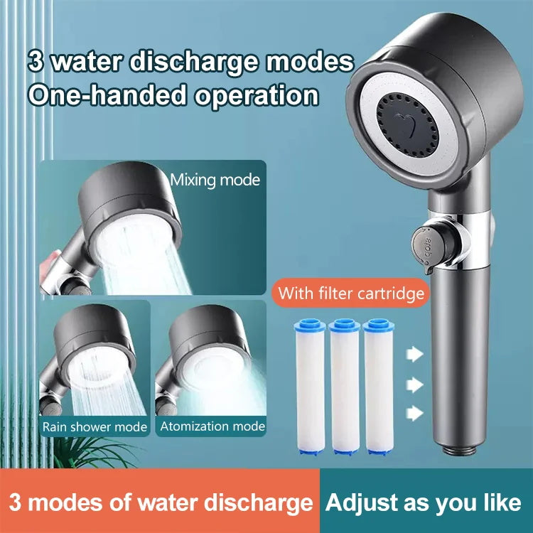 2-in-1 Bade- und Hautpflege, multifunktionale Massagedusche