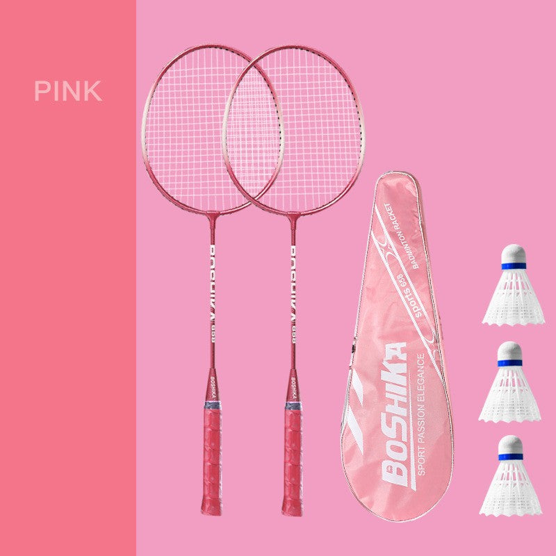 Badmintonschläger für Anfänger Kinder Set Eisenlegierung A