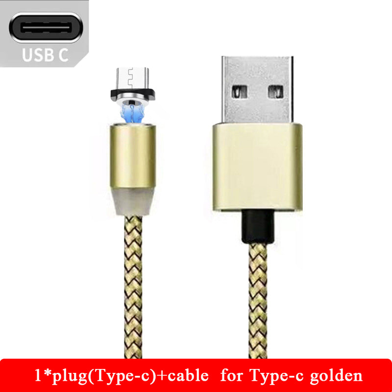 Kompatibel mit Apple, YBD 1m magnetisches LED-Ladekabel