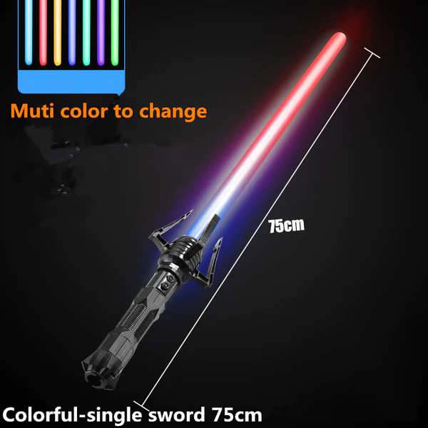 2023 Neue Cyberpunk-Laser-Schwert, Audioeffekte, skalierbar, sieben Farben, Cosplay-Requisiten